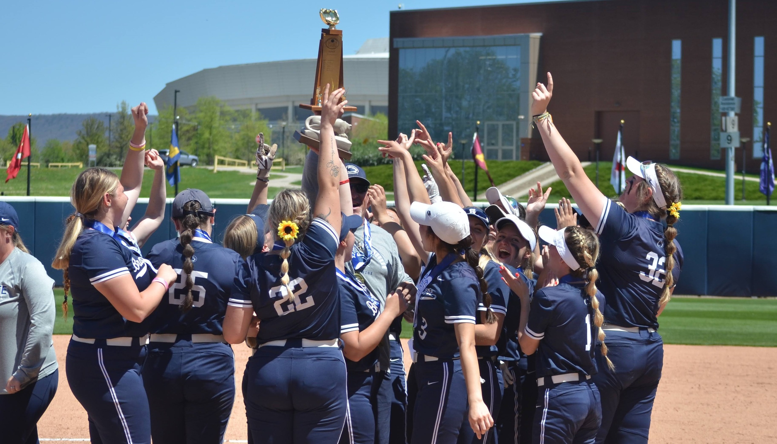 Brandywine softball celebrates its seventh-straight PSUAC championship