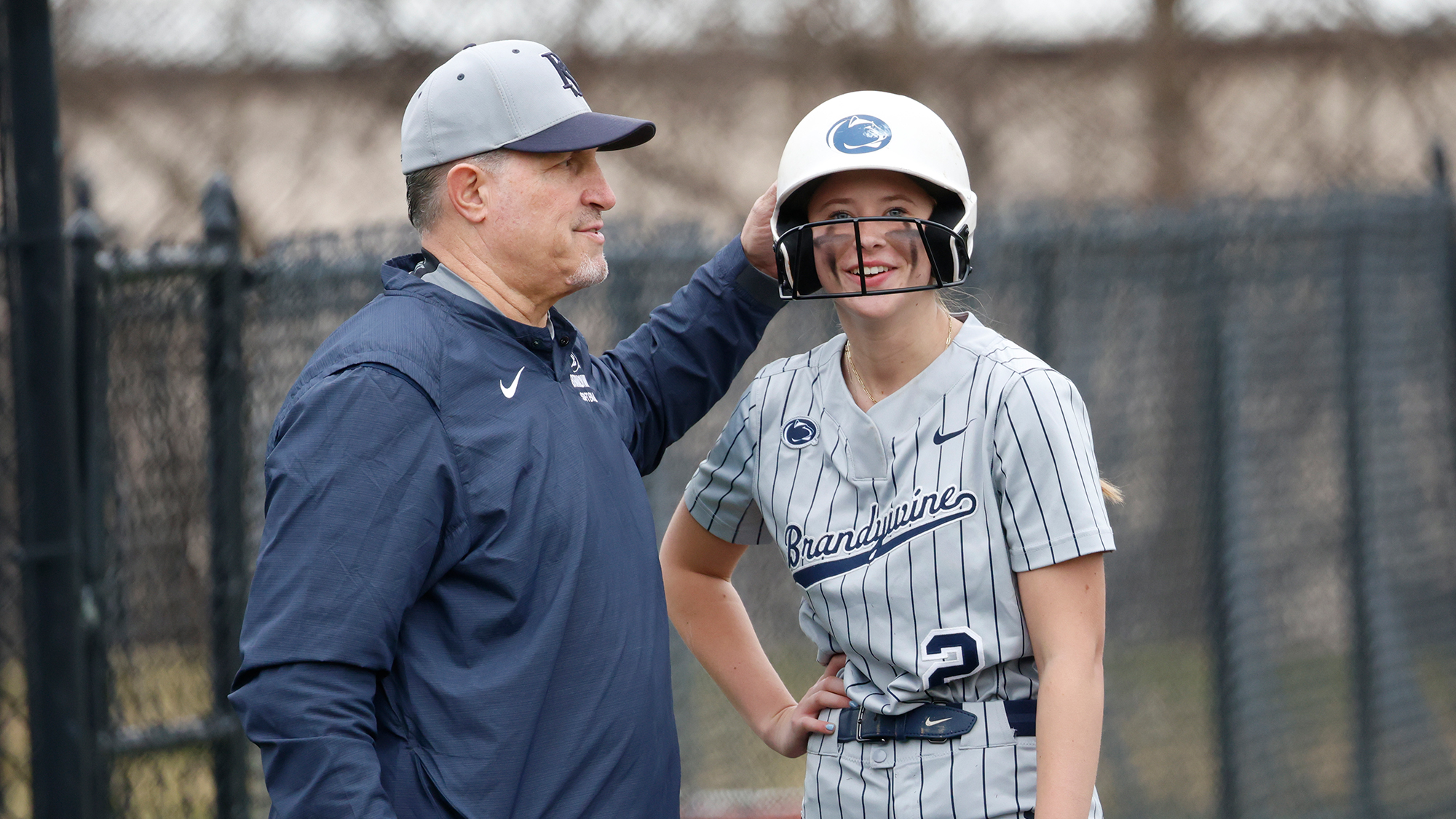 Head Coach Mark Caserta with Kaylee Mushinski