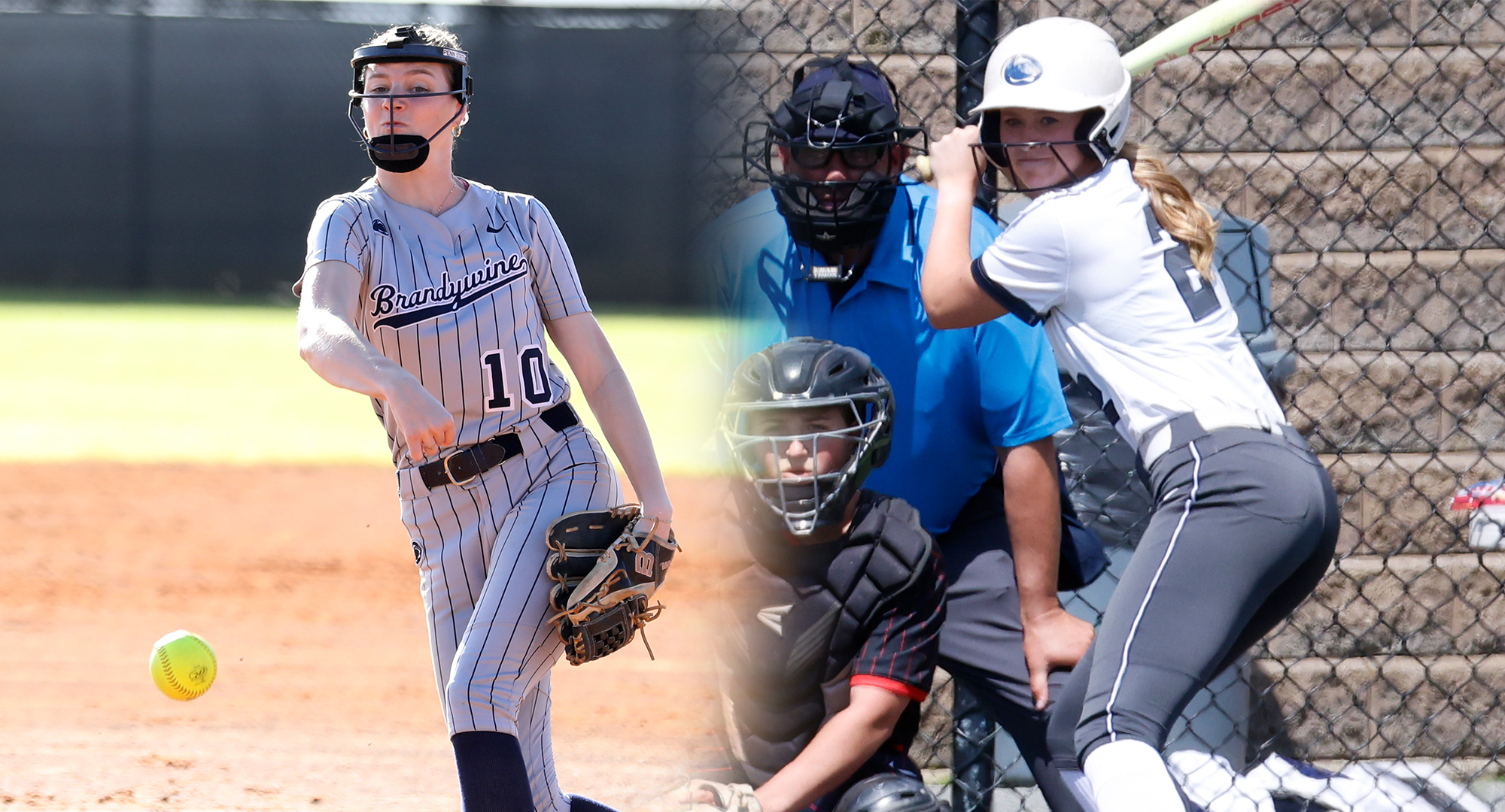 softball pitcher and hitter